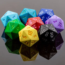 Ultra PRO: D20 Heavy Metal Dice Set - Vivid