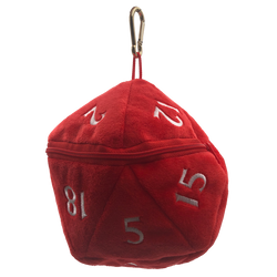 Ultra PRO: Dice Bag - Plush D20 (Red)