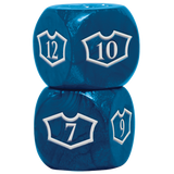 Ultra PRO: Loyalty Dice Set - 22MM Deluxe with 7-12 (Island)